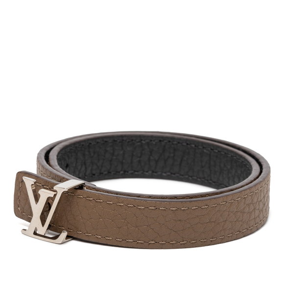 Pre-Loved Louis Vuitton Bicolor Taurillon LV Initiales Reversible Bracelet - Picture 2 of 5